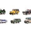 “Smokey Bear” Set of 6 Cars Series 2 1/64 Diecast Model Cars by Greenlight