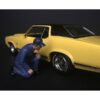 Mechanic Juan with Lug Wrench Figurine for 1/24 Scale Models by American Diorama