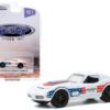 1972 Chevrolet Corvette “BFGoodrich” White with Red and Blue Stripes “Detroit Speed Inc.” Series 1 1/64 Diecast Model Car by Greenlight