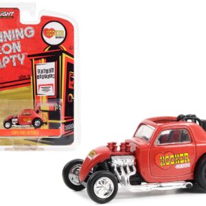 Topo Fuel Altered Dragster Red “Hooker Headers” “Running on Empty” Series 16 1/64 Diecast Model Car by Greenlight