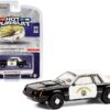 1982 Ford Mustang SSP Black and White CHP “California Highway Patrol” “Hot Pursuit” Series 36 1/64 Diecast Model Car by Greenlight