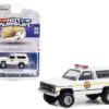 1991 Chevrolet K5 Blazer White “North Dakota State Patrol” “Hot Pursuit” Series 44 1/64 Diecast Model Car by Greenlight