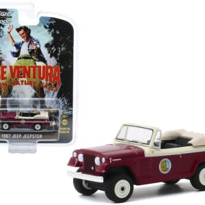 1967 Jeep Jeepster Convertible “Ace Ventura: When Nature Calls” (1995) Movie “Hollywood Series” Release 28 1/64 Diecast Model Car by Greenlight