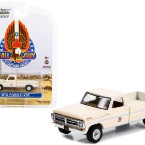 1972 Ford F-250 Pickup Truck Cream “Camper Special” “Fall Guy Stuntman Association” Hollywood Special Edition 1/64 Diecast Model Car by Greenlight