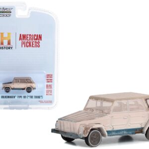 1974 Volkswagen Thing (Type 181) Beige (Weathered) “American Pickers” (2010-Current) TV Series “Hollywood Series” Release 39 1/64 Diecast Model Car by Greenlight