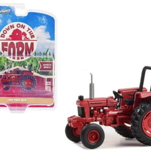 1985 Ford 5610 Tractor Red “Memphis Tennessee Fire Department” “Down on the Farm” Series 1/64 Diecast Model by Greenlight