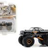 1983 Dodge Power Ram D-250 Monster Truck Black “Mopar Magic” “Kings of Crunch” Series 14 1/64 Diecast Model Car by Greenlight