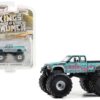 1990 GMC S-15 Monster Truck Light Blue “Playin’ for Keeps” “Kings of Crunch” Series 14 1/64 Diecast Model Car by Greenlight