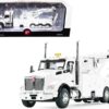 Kenworth T880 with Century Model 1060 Rotator Wrecker Tow Truck White 1/50 Diecast Model by First Gear