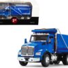 Kenworth T880 Dump Truck Surf Blue Metallic 1/50 Diecast Model by First Gear