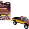 1986 Chevrolet K-20 Pickup Truck “Stunt Double” Brown Metallic with Gold Side Stripes (Stacey David’s GearZ) Fall Guy Tribute 1/64 Diecast Model Car by Greenlight for ACME