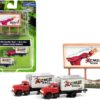 1954 Ford Box Truck 2 pieces Red and White with Country Billboard “Acme Beer” 1/160 (N) Scale Models by Classic Metal Works