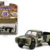 1985 Chevrolet M1008 CUCV Pickup Truck Camouflage “U.S. Army Military Police” “Battalion 64” Release 2 1/64 Diecast Model Car by Greenlight