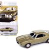 1969 Pontiac Firebird Royal Bobcat Antique Gold Metallic “Vintage Muscle” Limited Edition 1/64 Diecast Model Car by Auto World