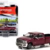 2022 Ram 3500 Limited Longhorn Pickup Truck Delmonico Red Metallic “Showroom Floor” Series 1 1/64 Diecast Model Car by Greenlight