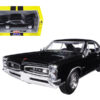 1966 Pontiac GTO Black “Muscle Car Collection” 1/25 Diecast Model Car by New Ray