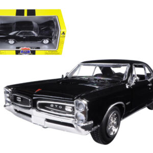 1966 Pontiac GTO Black “Muscle Car Collection” 1/25 Diecast Model Car by New Ray