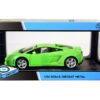 Lamborghini Gallardo LP560-4 Bright Green 1/24 Diecast Model Car by Optimum Diecast