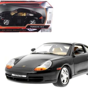 Porsche Carrera 911 Black 1/18 Diecast Model Car by Motormax