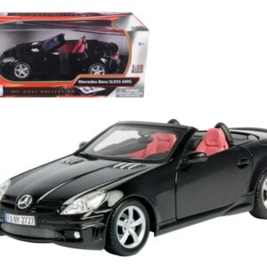 2005 Mercedes SLK55 AMG Black 1/18 Diecast Model Car by Motormax