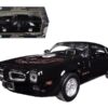 1973 Pontiac Firebird Trans Am Black 1/24 Diecast Model Car by Motormax