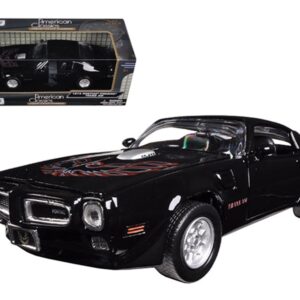 1973 Pontiac Firebird Trans Am Black 1/24 Diecast Model Car by Motormax