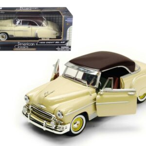 1950 Chevrolet Bel Air Cream 1/24 Diecast Model Car by Motormax