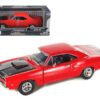 1969 Dodge Coronet Super Bee Red 1/24 Diecast Model Car by Motormax