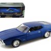 1971 Ford Mustang Sportsroof Blue 1/24 Diecast Model Car by Motormax