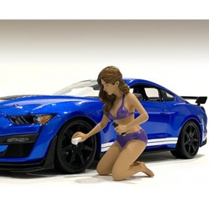 Alisa Bikini Car Wash Girl Figurine for 1/18 Scale Models by American Diorama