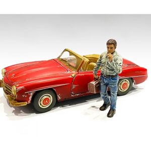 Auto Mechanic Chain Smoker Larry Figurine for 1/24 Scale Models by American Diorama