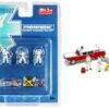 “Paramedic” 6 piece Diecast Set (4 Figurines and 2 Accessories) for 1/64 Scale Models by American Diorama