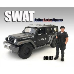 SWAT Team Chief Figure For 1:18 Scale Models by American Diorama