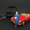 Mechanic Larry Taking Break Figure For 1:18 Scale Models by American Diorama