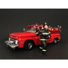 Firefighter with Axe Figurine / Figure For 1:18 Models by American Diorama