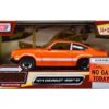 1974 Chevrolet Vega GT Orange Metallic with White Stripes “Forgotten Classics” Series 1/24 Diecast Model Car by Motormax