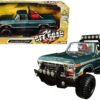 1979 Ford F-150 Custom Off-Road Pickup Truck Green Metallic 1/24 Diecast Model Car by Motormax