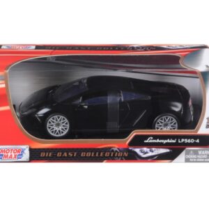 Lamborghini LP 560-4 Black 1/18 Diecast Car Model by Motormax