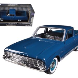 1960 Ford Falcon Ranchero Pickup Blue 1/24 Diecast Model Car by Motormax