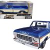 1979 Ford F-150 Pickup Truck 2 Tone Blue/Cream 1/24 Diecast Model Car by Motormax