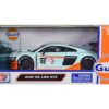 Audi R8 LMS GT3 #28 Light Blue with Orange Stripes “Gulf Oil” “Gulf Die-Cast Collection” 1/24 Diecast Model Car by Motormax