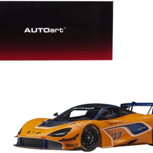 Mclaren 720S GT3 #03 Orange with Matt Black Top 1/18 Model Car by Autoart