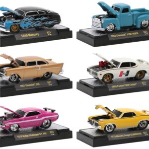 “Ground Pounders” 6 Cars Set Release 21 IN DISPLAY CASES 1/64 Diecast Model Cars by M2 Machines