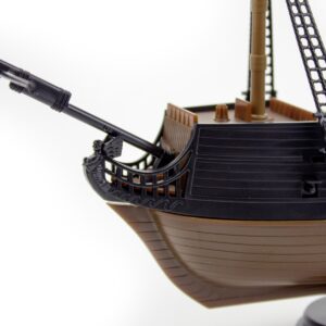 Level 2 Easy-Click Model Kit “The Black Diamond” Pirate Ship 1/350 Scale Model by Revell