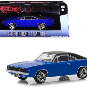 1968 Dodge Charger (Dennis Guilder’s) Blue with Black Top “Christine” (1983) Movie 1/43 Diecast Model Car by Greenlight