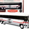 1980 MCI MC-9 Crusader II Intercity Coach Bus “Toronto – Guelph” Ontario (Canada) “Gray Coach” “Vintage Bus & Motorcoach Collection” 1/87 (HO) Diecast Model by Iconic Replicas