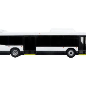 Nova Bus LFSd Transit Bus Plain White Limited Edition to 504 pieces Worldwide “The Bus and Motorcoach Collection” 1/87 (HO) Diecast Model by Iconic Replicas