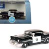 1955 Buick Century “California Highway Patrol” (CHP) Black 1/87 (HO) Scale Diecast Model Car by Oxford Diecast