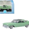 1959 Chrysler Imperial Crown 2 Door Hardtop Highland Green and Ballad Green 1/87 (HO) Scale Diecast Model Car by Oxford Diecast