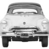 1950 Oldsmobile Rocket 88 Coupe Marol Gray with Black Top 1/87 (HO) Scale Diecast Model Car by Oxford Diecast